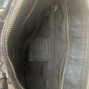 Coach Colette Carryall (Silver/Black)